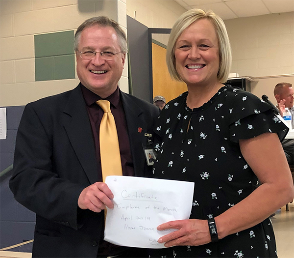 Joanie Blackburn named Cannon County Schools Employee of the Month