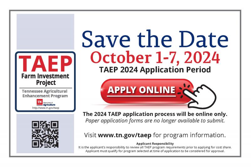 TAEP Applications Begin Today Thru October 7th