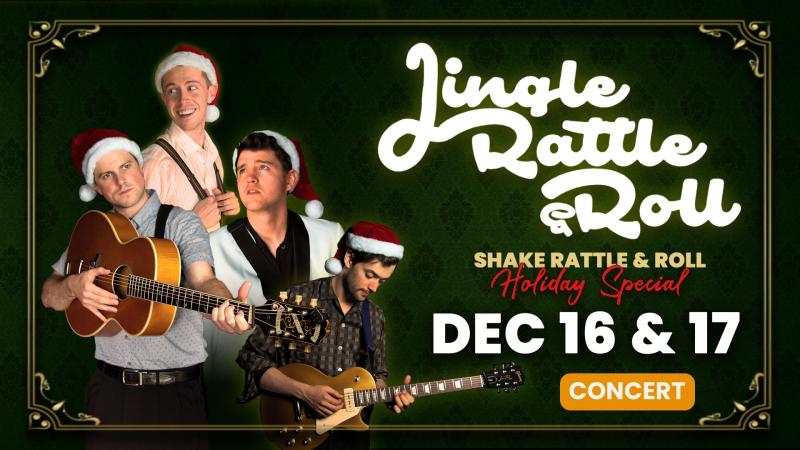 Shake Rattle and Roll This Christmas At Arts Center Dec 16th and 17th